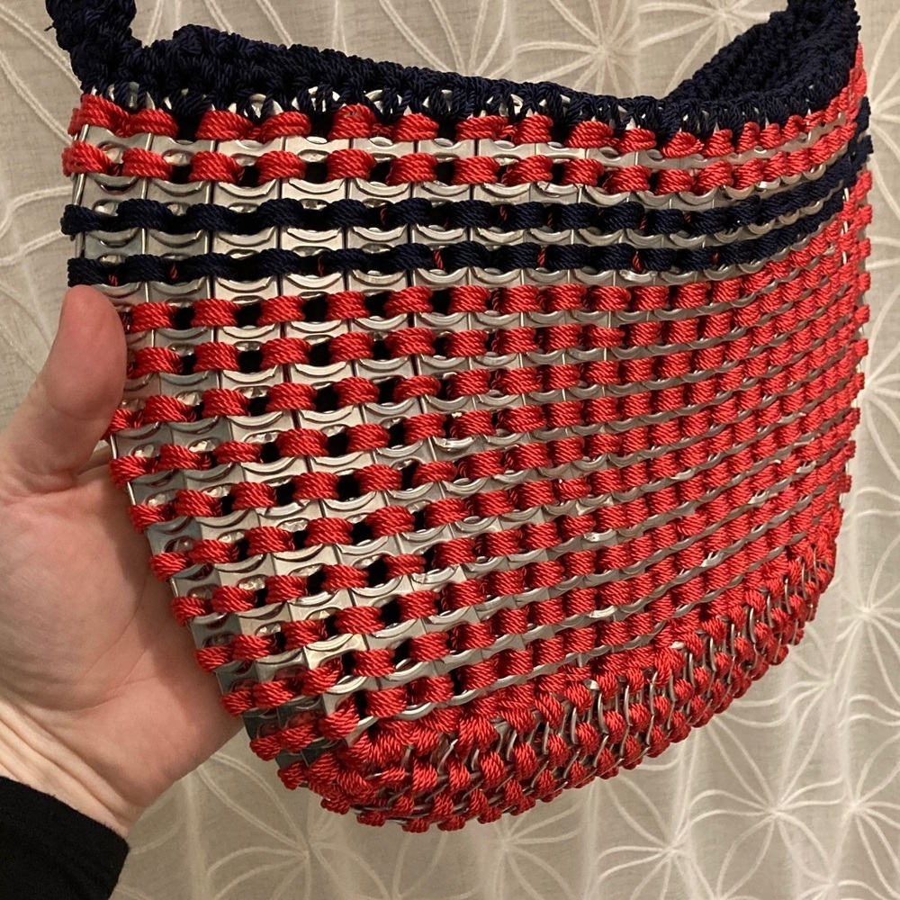 Hand Made Bottle Cap Purse - Picture 3 of 10